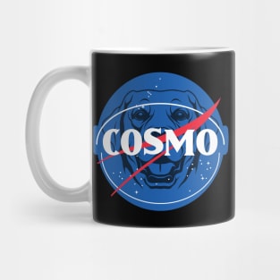 Cute Cosmo Astronaut Cosmonaut Space Dog Superhero Mug